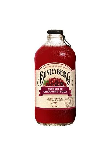 BUNDABERG BURGUNDEE CREAMING SODA 375ML