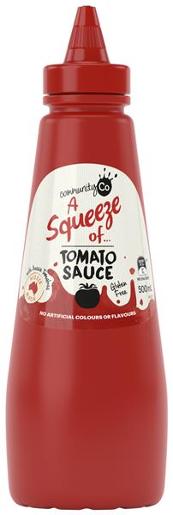 COMMUNITY CO TOMATO SAUCE SQUEESY 500ML Pack size: 12