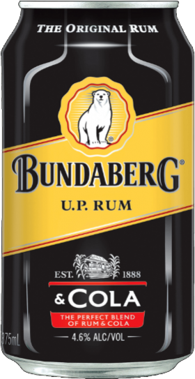 BUNDY UP & COLA 4.6% CAN 375ML Pack Size:24 Pack Size:24