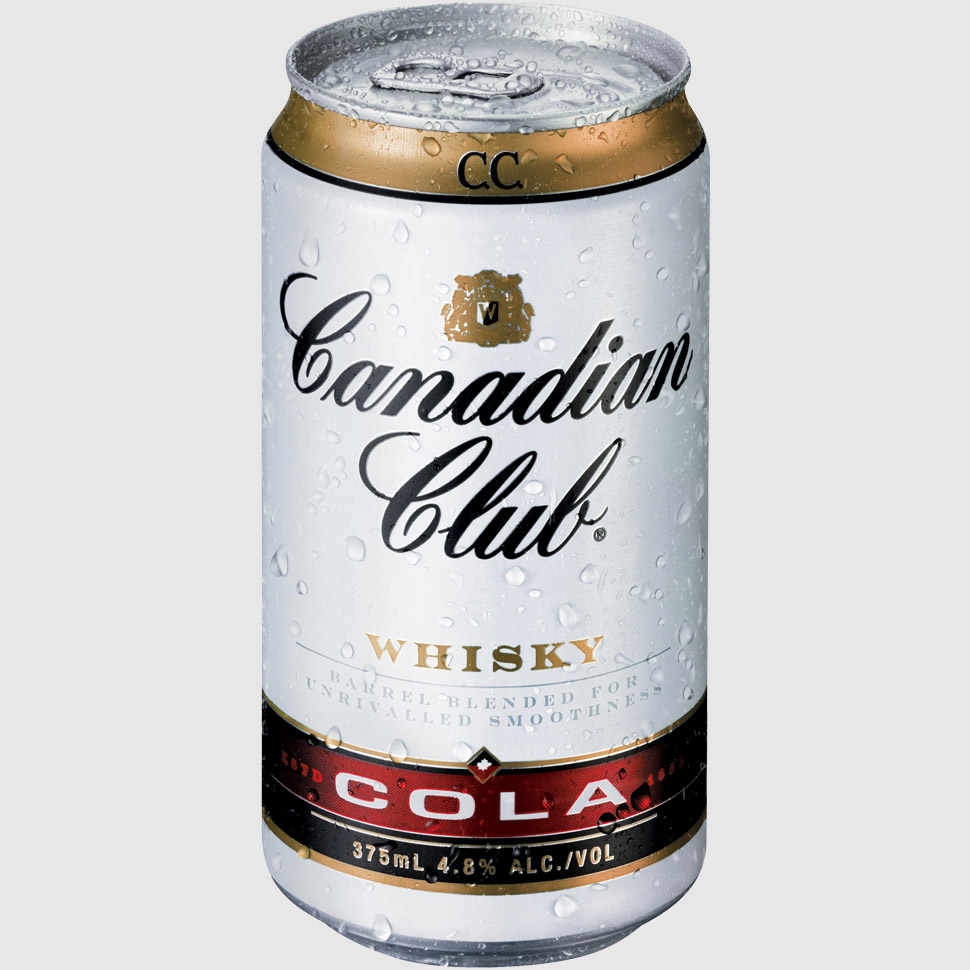 CAN CLUB & COLA CAN 375ML  Pack Size:24 Pack Size:24