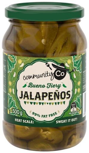COMMUNITY CO JALAPENOS 500GM pack size:12