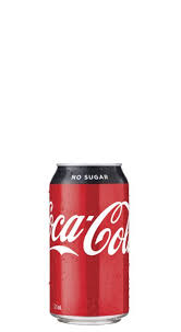 COCA COLA NO SUGAR CAN 375ML Pack Size: 24