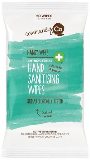 ANTIBACTERIAL WIPES 20S