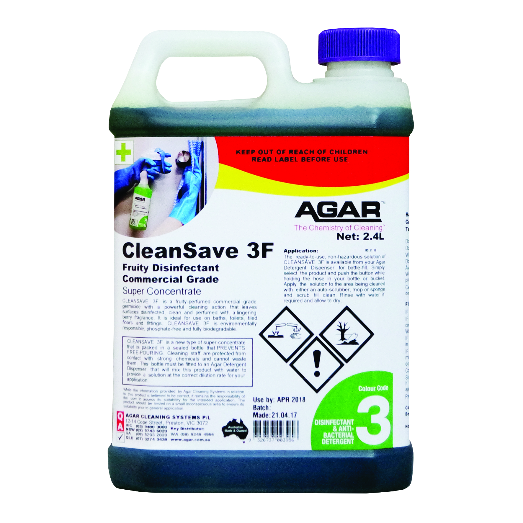 CLEANSAVE 3F – 2.4L