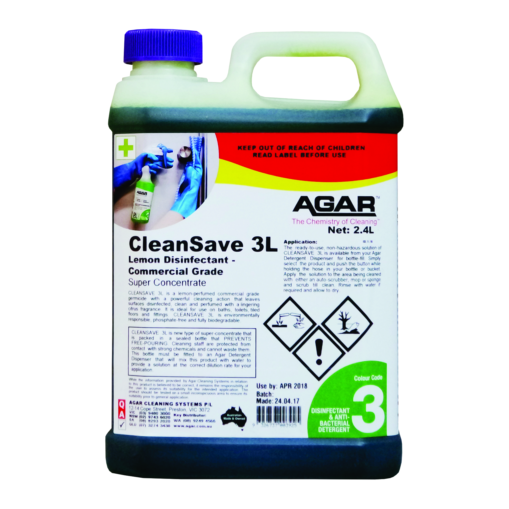 CLEANSAVE 3L – 2.4L