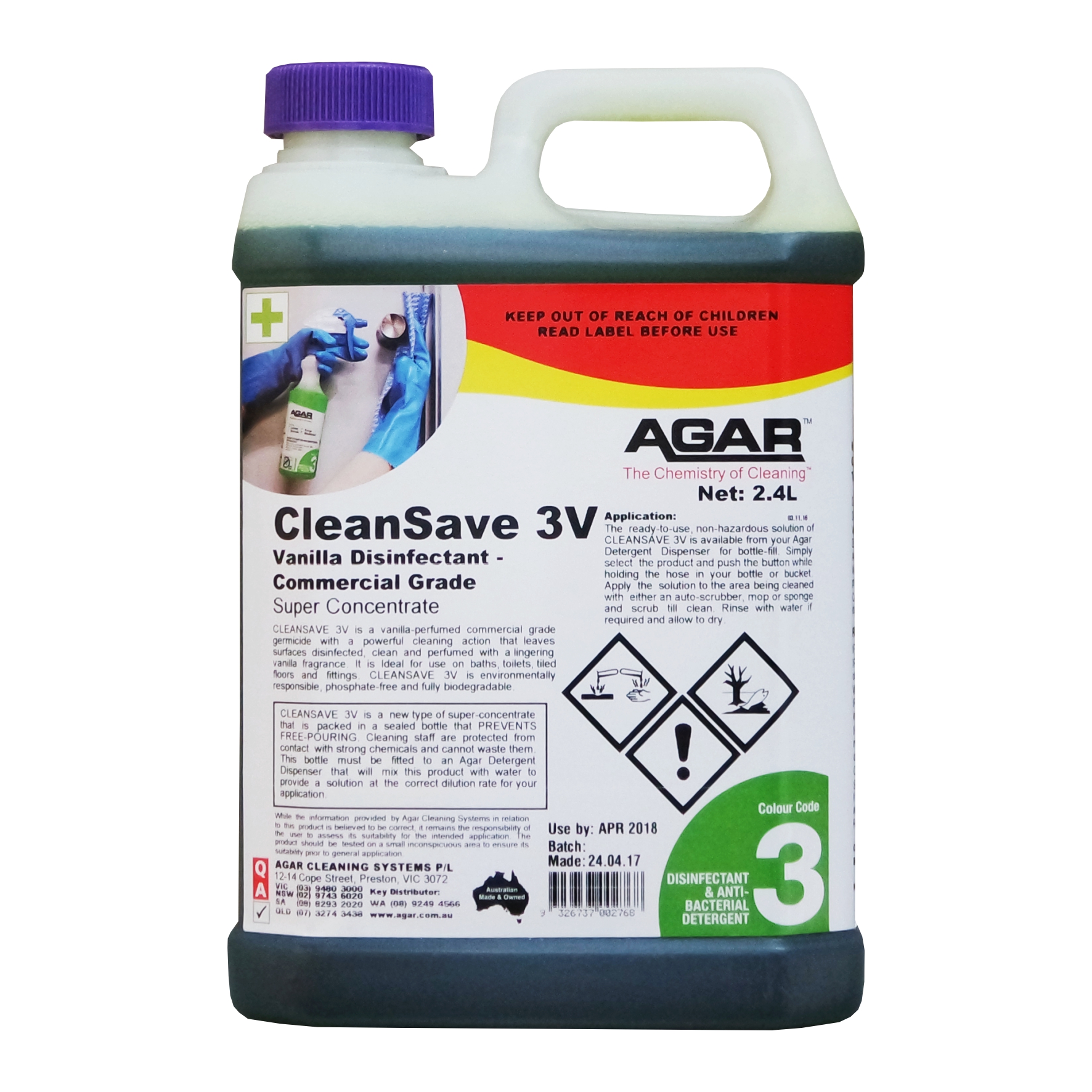 CLEANSAVE 3V – 2.4L