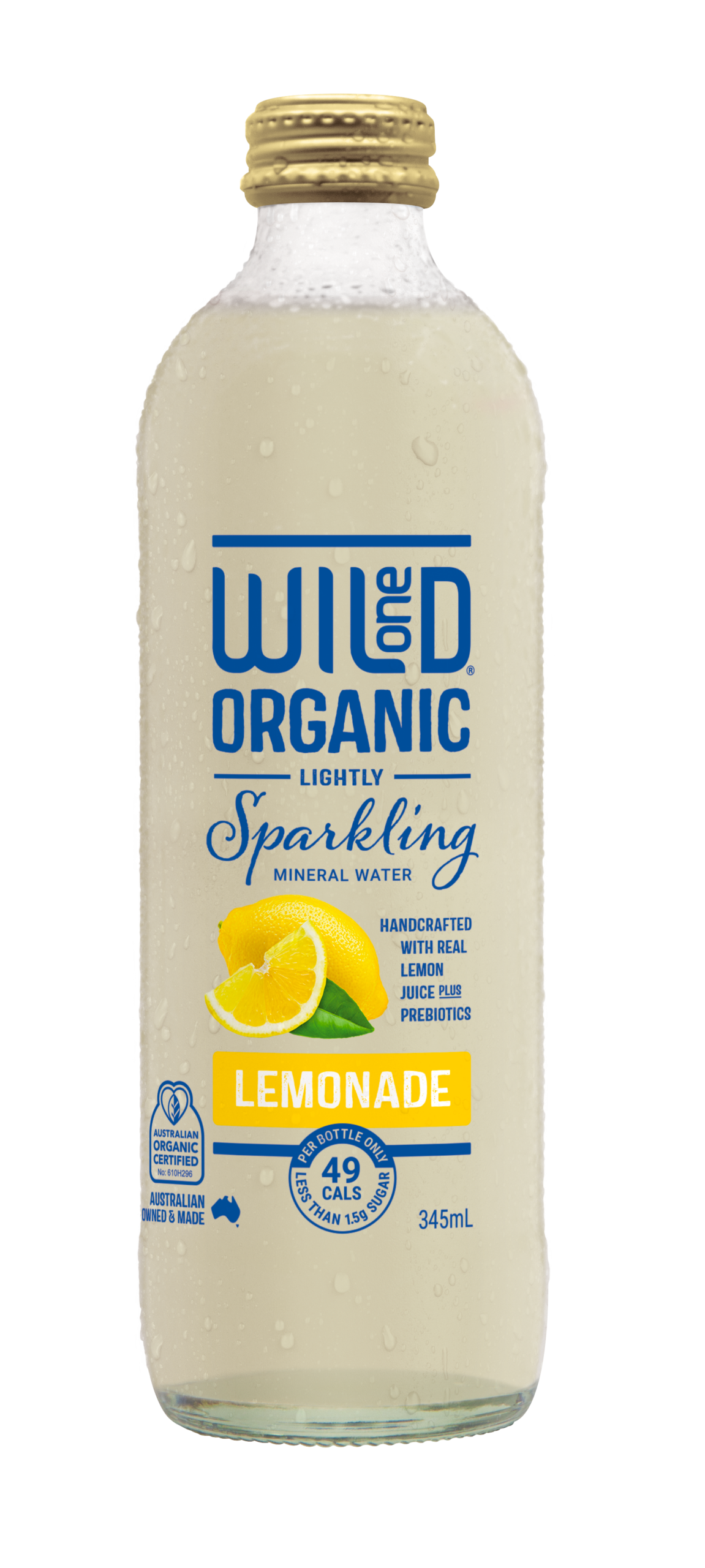 Wild One Sparkling Lemonade 345ml Pack Size:12