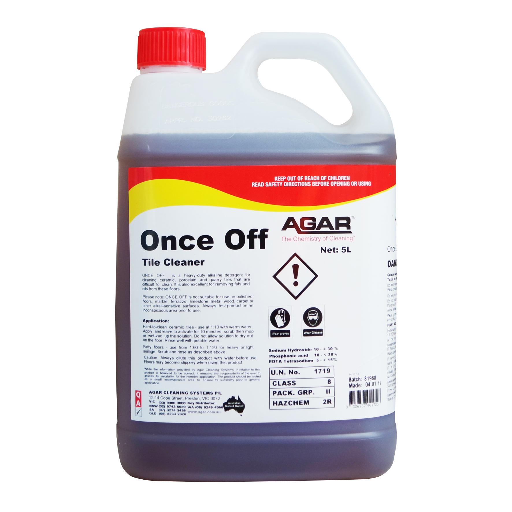 ONCE OFF  – 5L