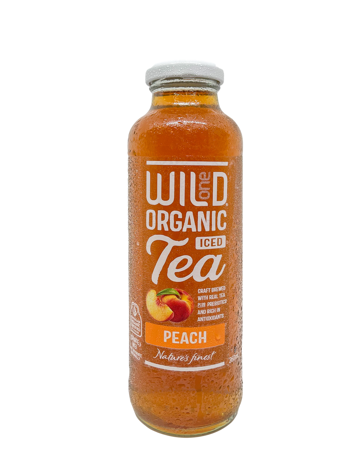 Wild One Organic Iced Tea Peach 360ml Pack Size:12