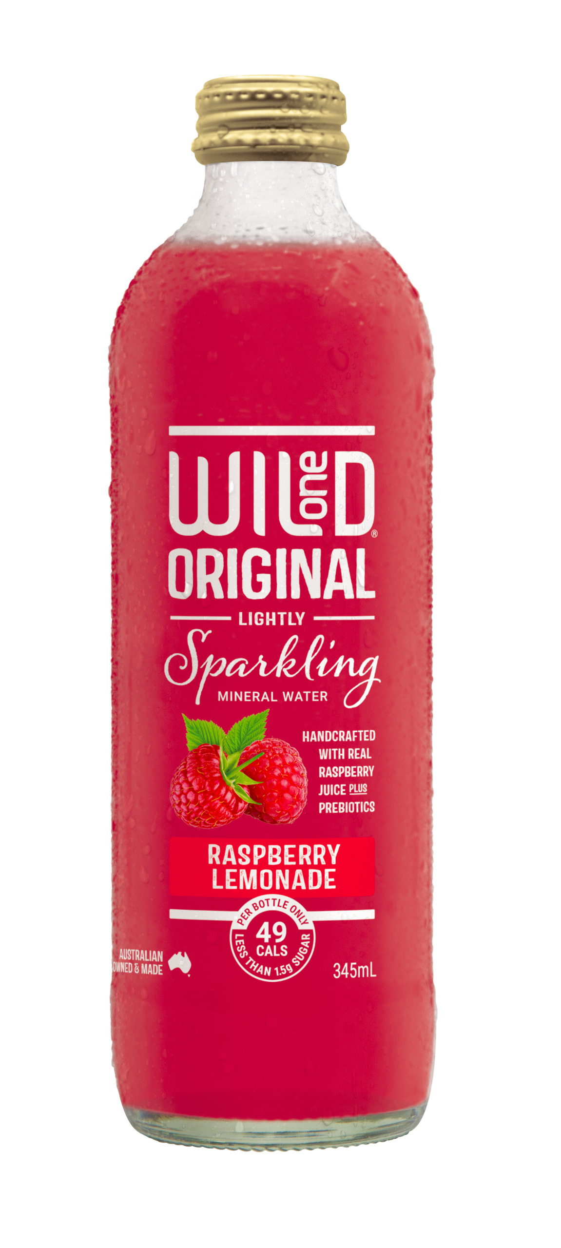 Wild One Sparkling Raspberry Lemonade 345ml Pack Size:12