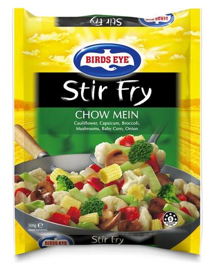 BIRDS EYE STIR FRY CHOW MEIN 500GM Pack Size: 12