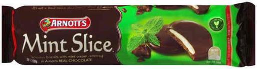 ARNOTTS BISCUITS CHOCOLATE MINT SLICE 200GM Pack Size: 20