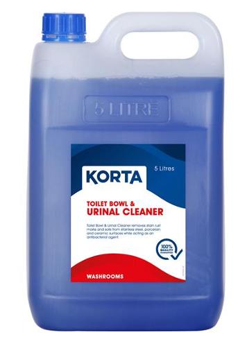 KORTA TOILET BOWL & URINAL CLEANER 5L Pack Size: 3