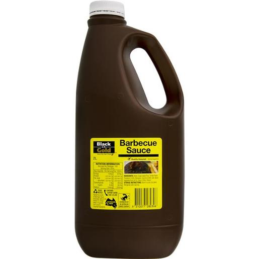 BLACK & GOLD SAUCE BBQ 2 L Pack Size: 6