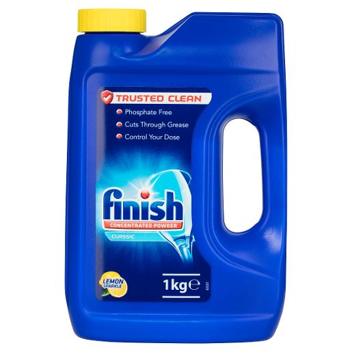 FINISH DISHWASHER POWDER CONCENTRATE LEMON 1KG Pack Size:3