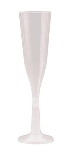 CAST AWAY CLEAR PLASTIC CHAMPAGNE FLUTES 10S Pack Size: 25