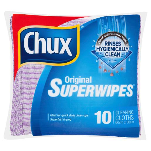 CHUX SUPERWIPES REGULAR CLOTHS 10S Pack Size: 24