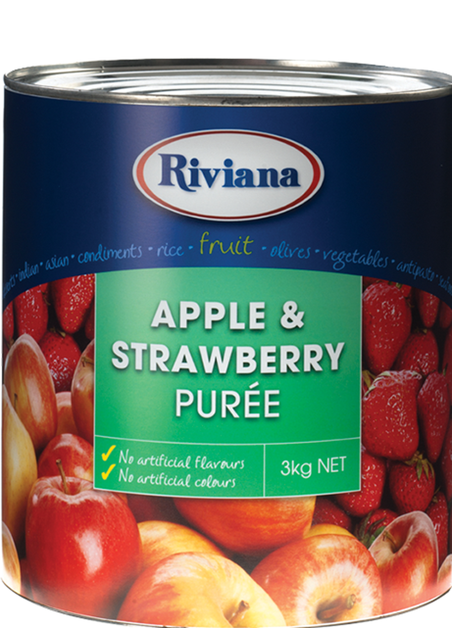 APPLE & STRAWBERRY PUREE 3KG